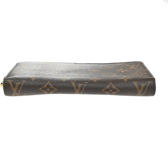 LOUIS VUITTON Long Zippy Wallet Monogram Leather Brown France M60017 30EF673 - Picture 6 of 15
